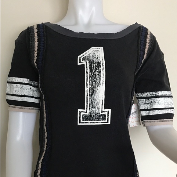 Free People Tops - NWT- Free People Tee with crochet.